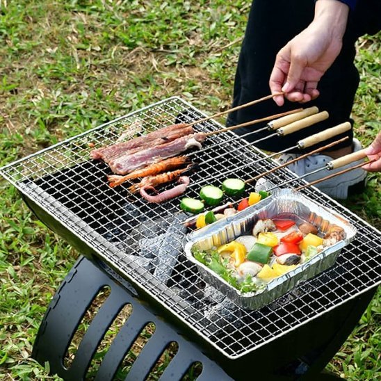 Grille pour barbecue | Antiadhésive Résistante - LYN CUISINE