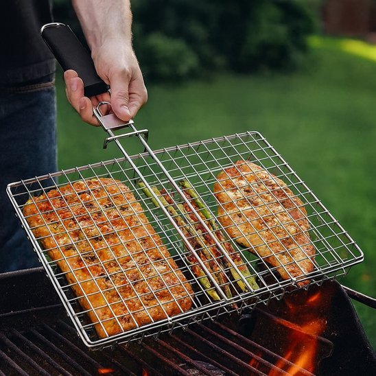 Grille pour barbecue | Robuste Antiadhésive - LYN CUISINE