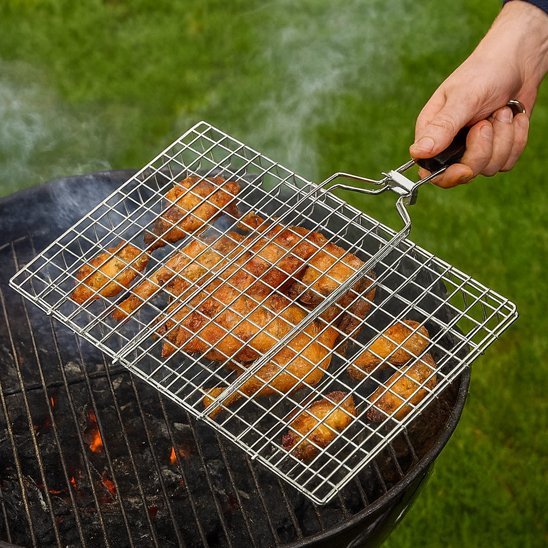 Grille pour barbecue | Robuste Antiadhésive - LYN CUISINE