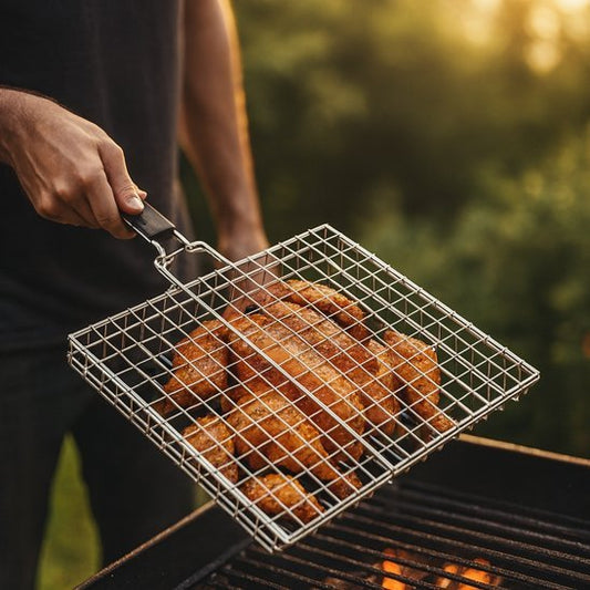 Grille pour barbecue | Robuste Antiadhésive - LYN CUISINE